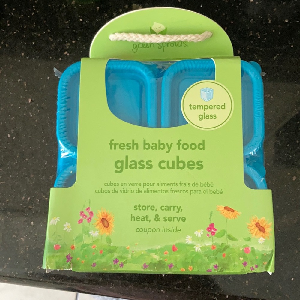 FRESH BABY FOOD GLASS CUBES